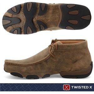 Twisted X Mens Original Chukka Driving Moccasin